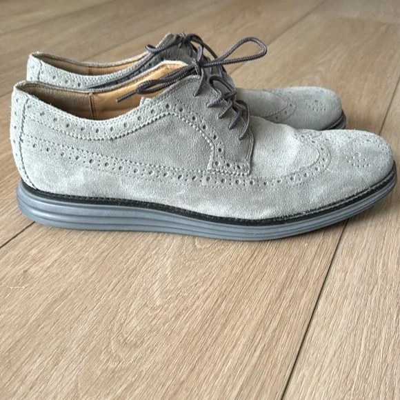 Cole Haan | Shoes | Mens Size 1 Cole Haan Light Gray Suede  display picture 1